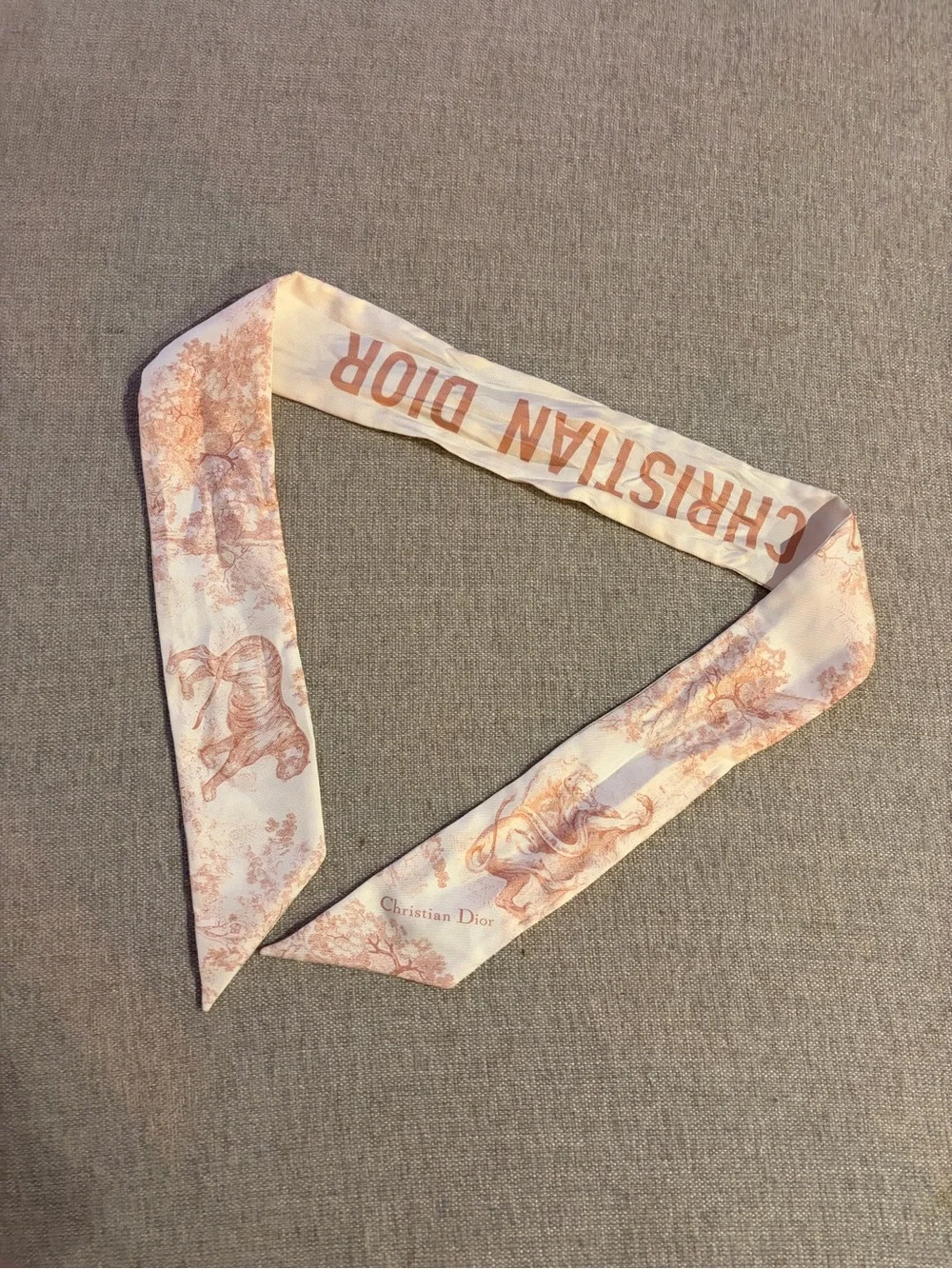 Christian Dior Toile de Jouy Mitzah silk scarf